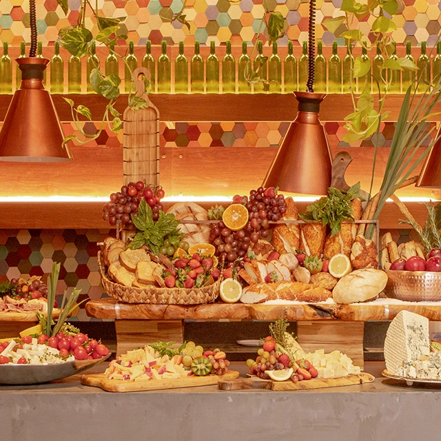 gastronomia comidas buffet no Clara Dourado