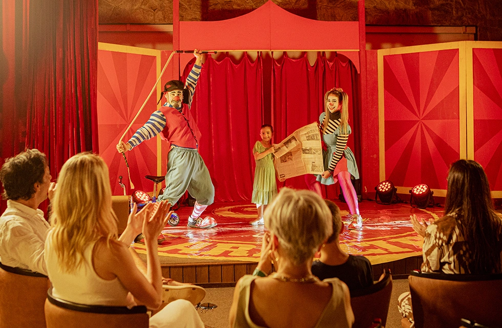 show de circo no clara arte