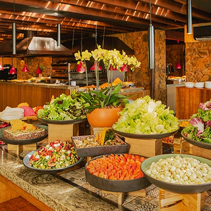 mesa do buffet do clara ibiuna